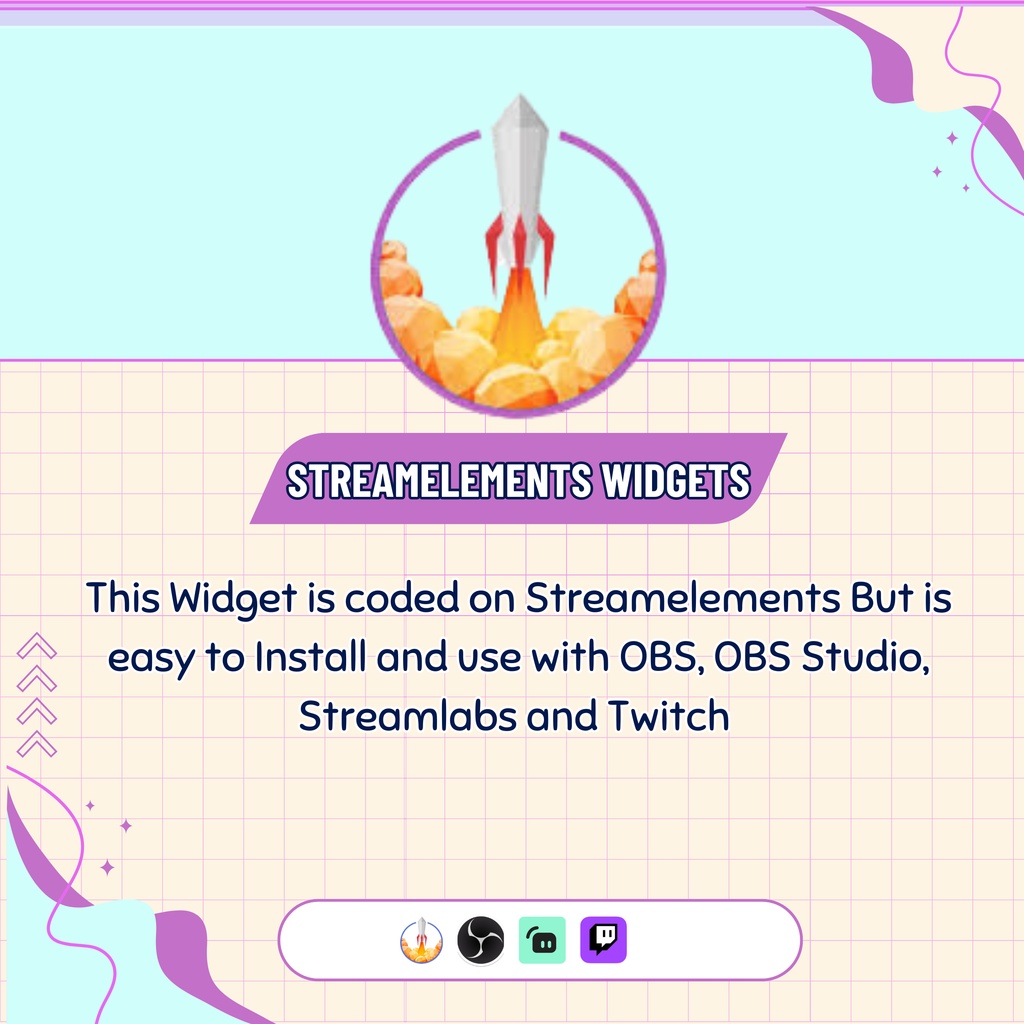 【VTuber向け】【YouTube/Twitch】付箋ウィジェットセット✨│ストリーミング向け
