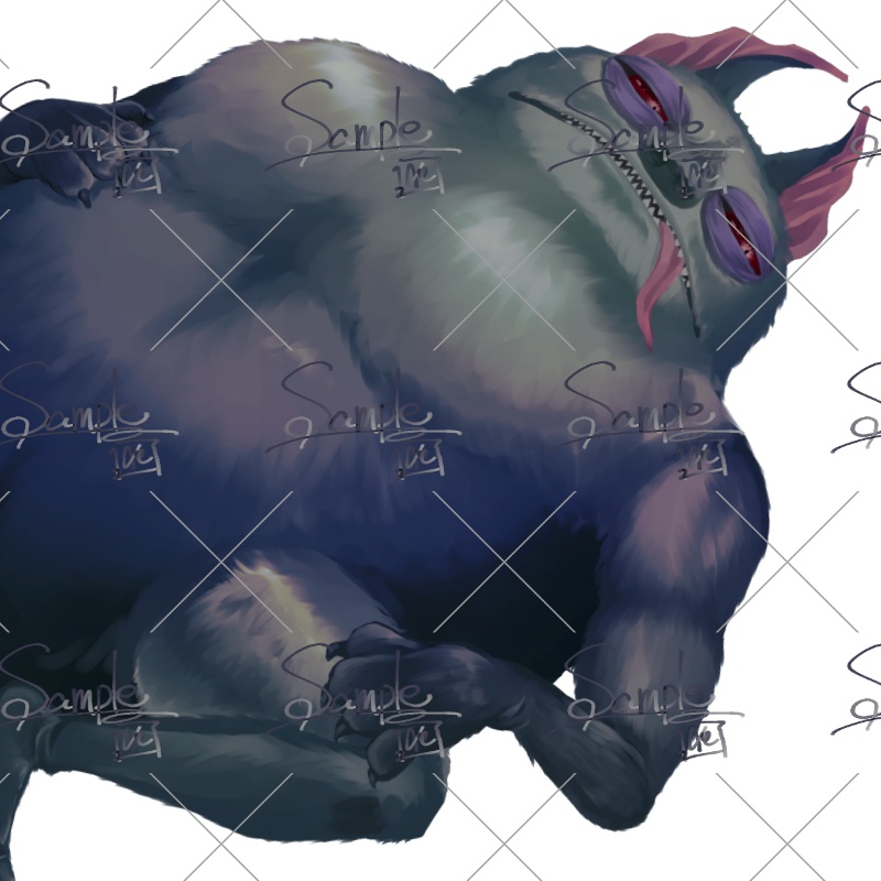 神話生物素材 ツァトゥグア