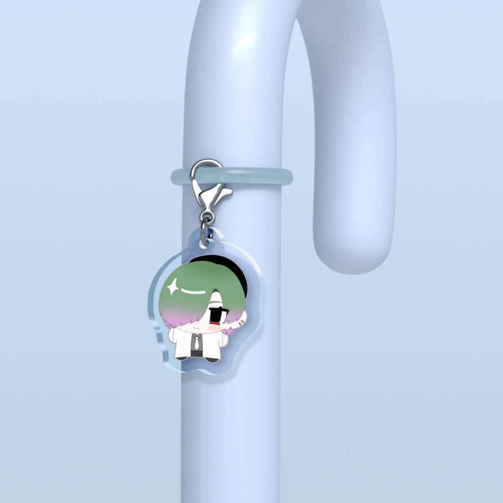 【片目シリーズ】めじるしチャーム② えにしくん
