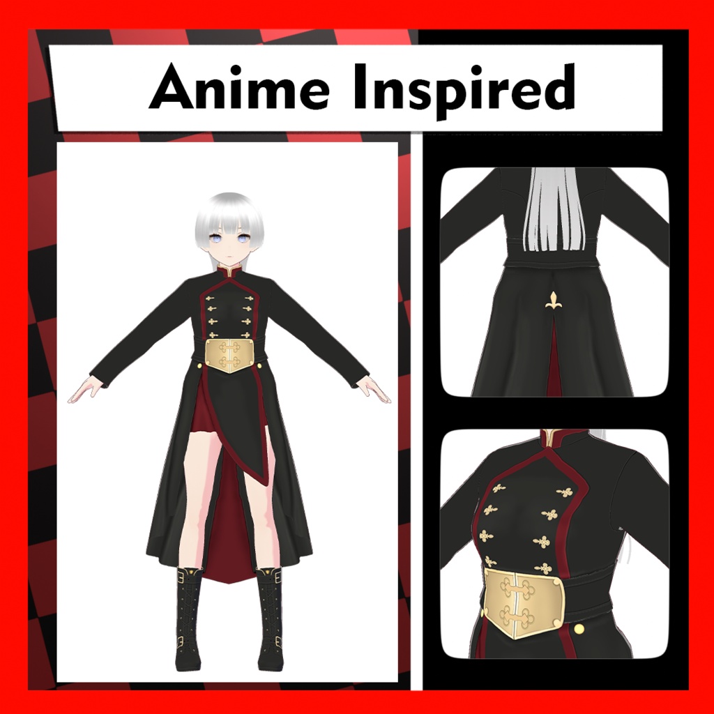 Anime inspired VRoid Clothing [FREE DL]