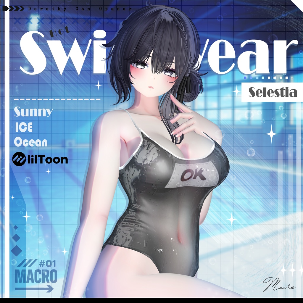 【VRChat向け】Summer Mizugi 【8アバター対応】