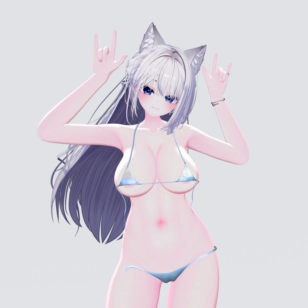 【VRChat向け】 Strapped Bikini 【7アバター対応】