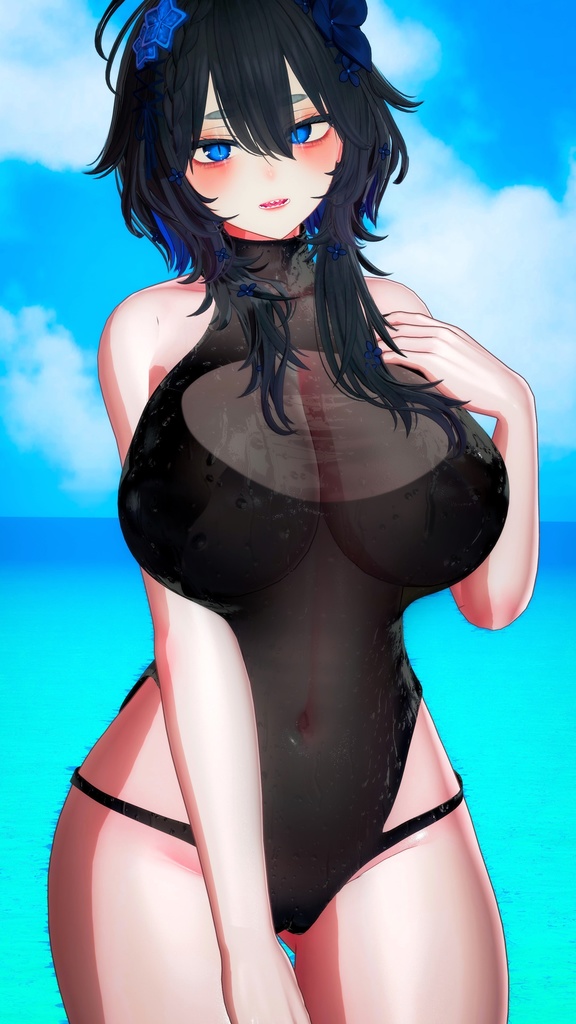 【VRChat向け】Backless swimsuit 【ミルティナ/愛莉/セレスティア】