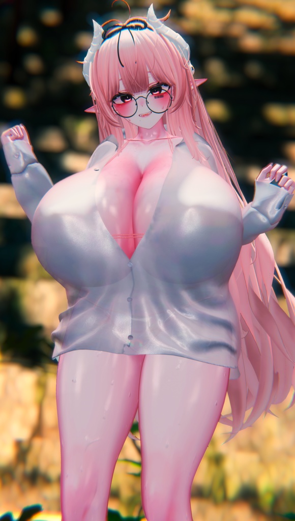 【VRChat向け】Overfit Shirt 【ミルティナ/Milltina/愛莉/Airi】