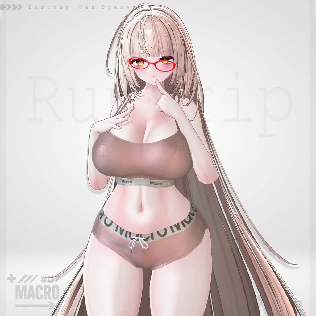 【VRChat向け】RunDrip【6アバター対応】