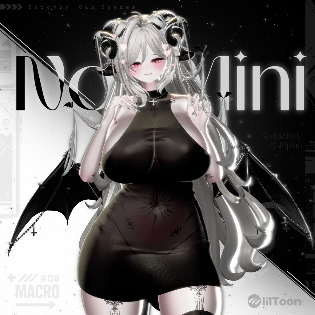 【VRChat向け】NoirMini【4アバター対応】