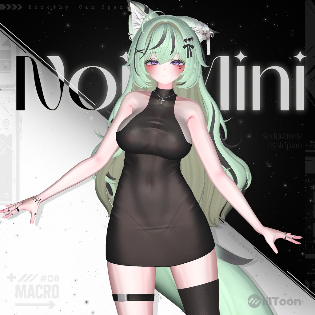 【VRChat向け】NoirMini【5アバター対応】