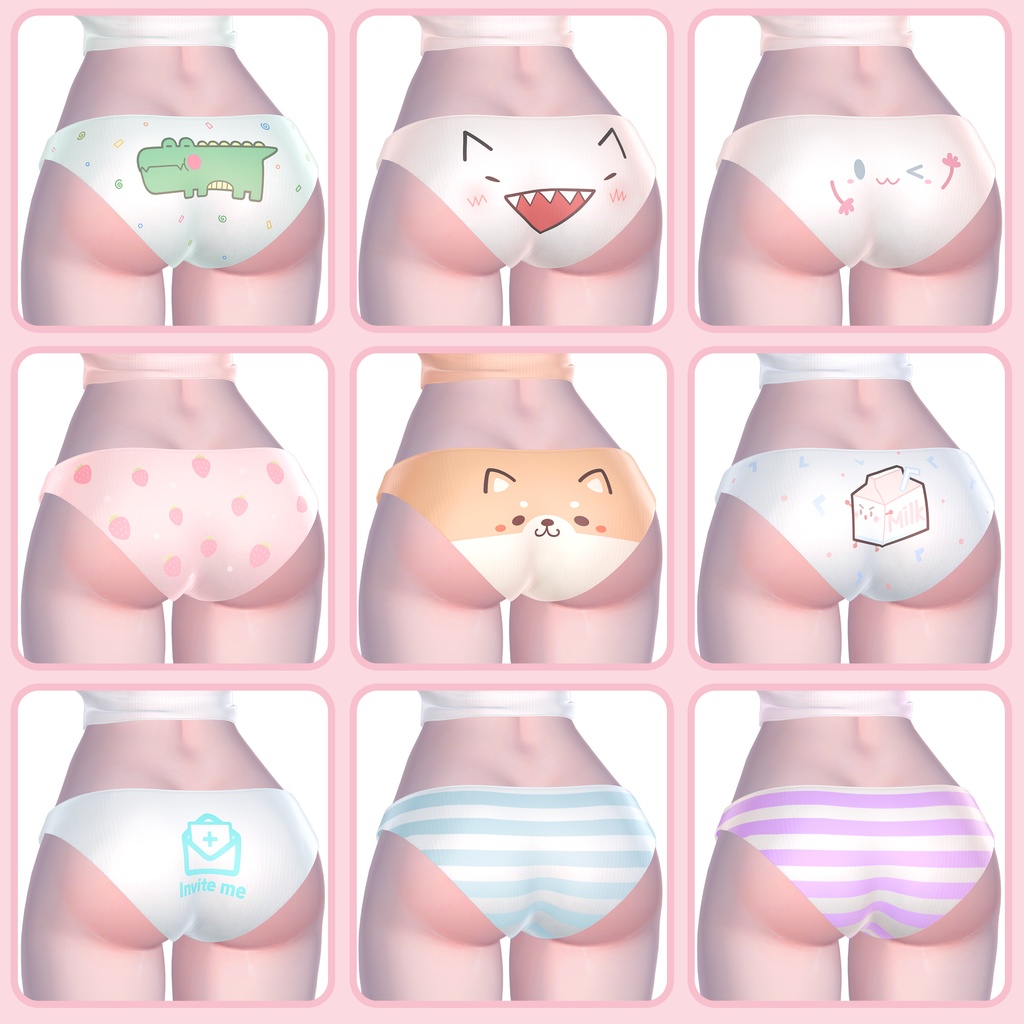 【VRChat向け】Pposong_inner【6アバター対応】