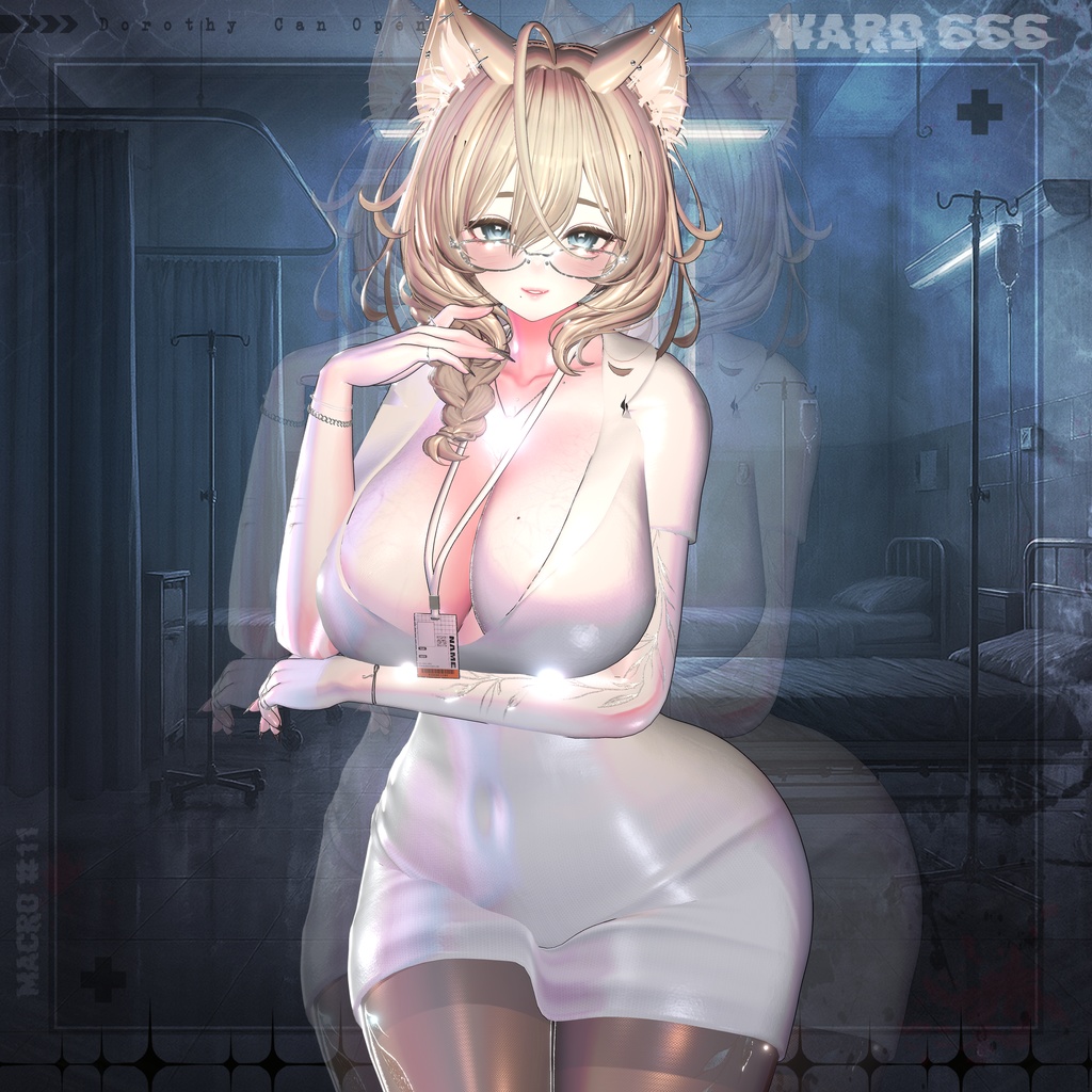 [PB]【VRChat向け】Ward 666【5アバター対応】