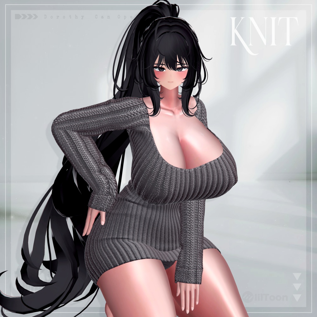 【VRChat向け】M_Knit 【ミルティナ/Milltina/愛莉/Airi/しなの/Shinano】