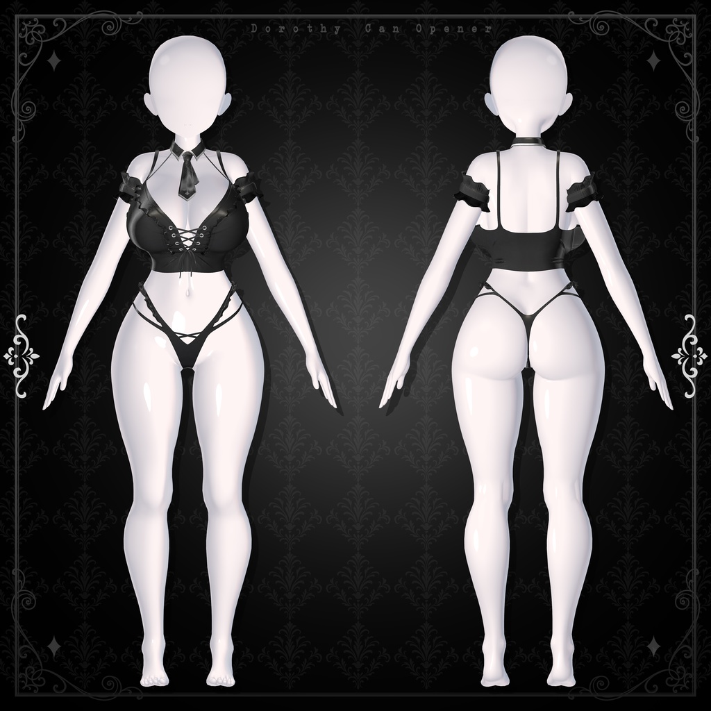 【VRChat向け】LeBijou【4アバター対応】