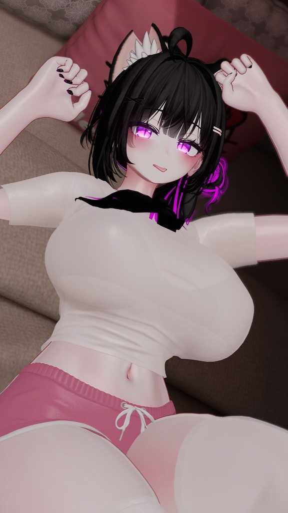 【VRChat向け】Cozy_Dolphin【4アバター対応】