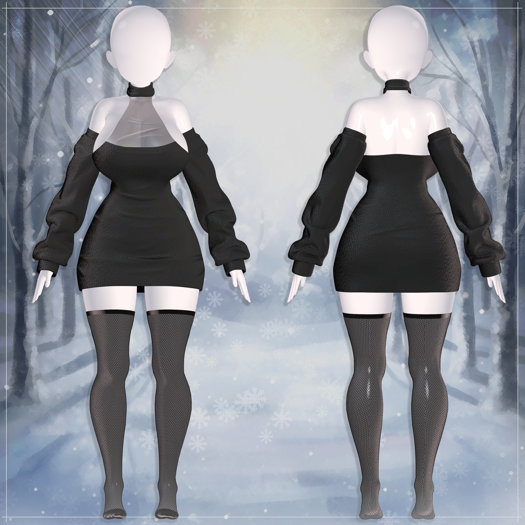 【PB】【VRChat向け】KnitMe【4アバター対応】