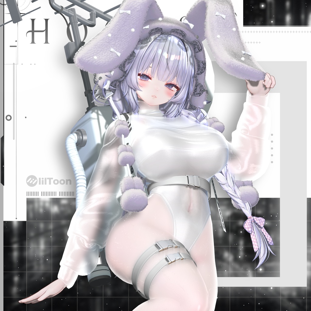 【VRChat向け】hoodST【4アバター対応】