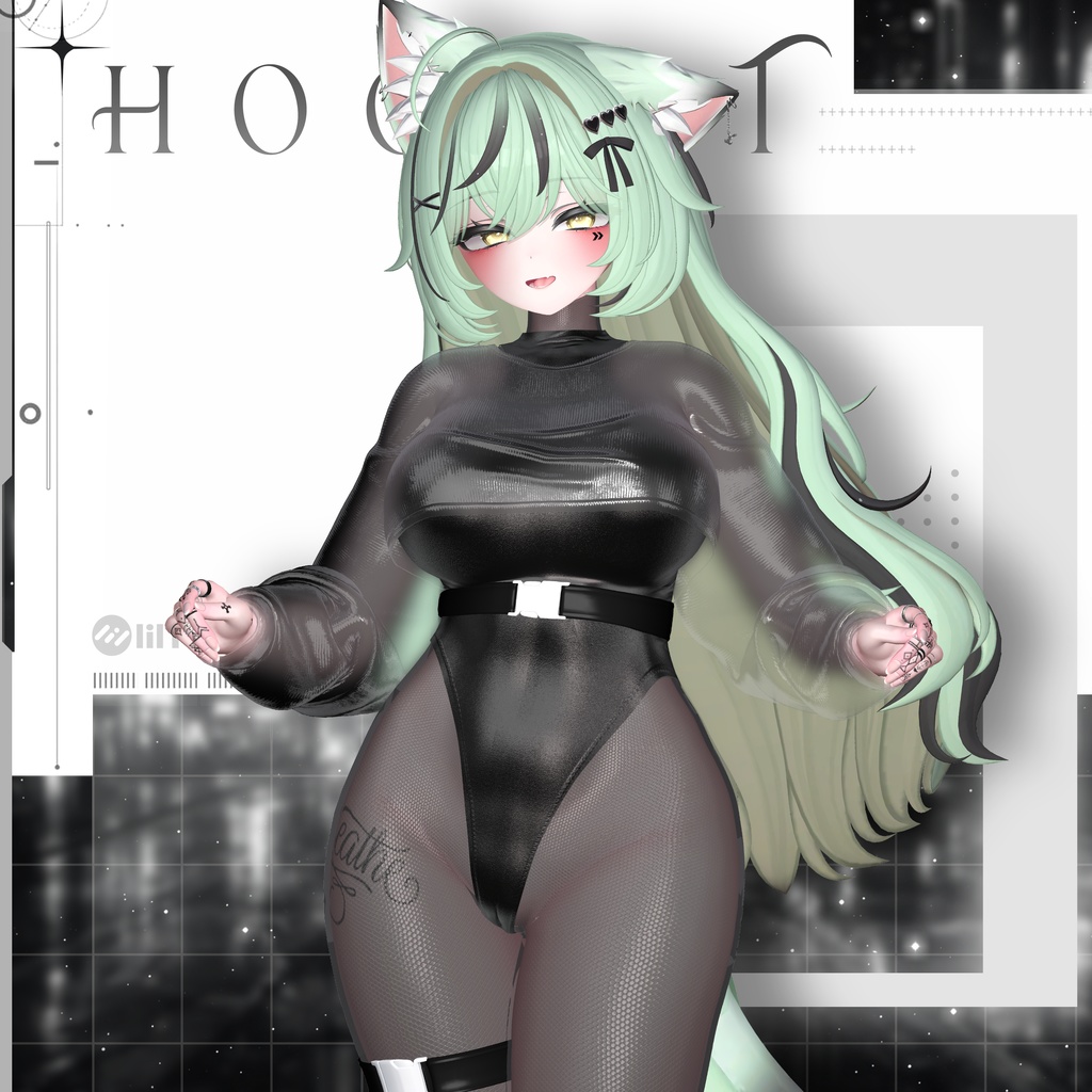 【VRChat向け】hoodST【4アバター対応】