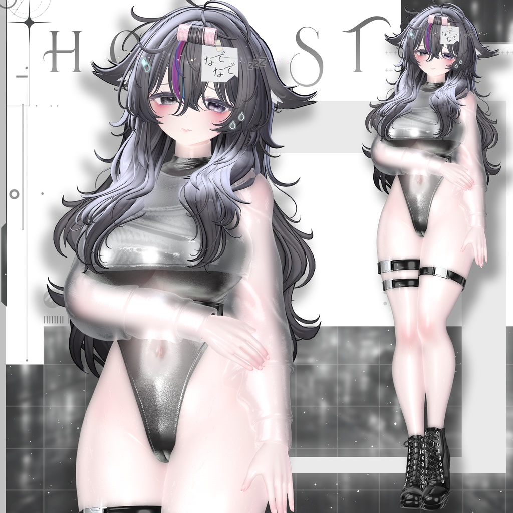 【VRChat向け】hoodST【4アバター対応】