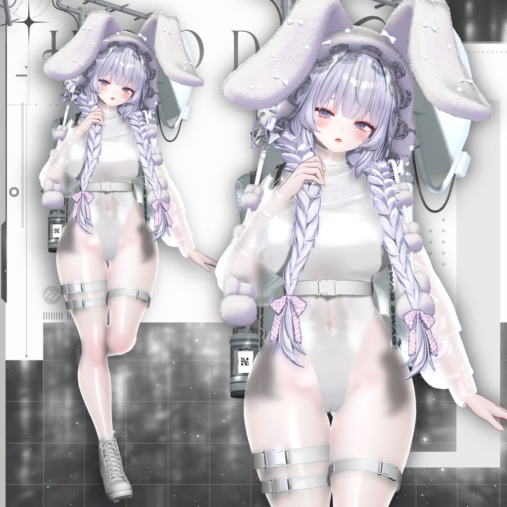 【VRChat向け】hoodST【4アバター対応】