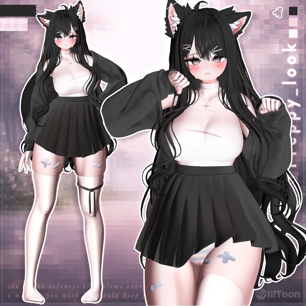 【VRChat向け】Preppy_look【5アバター対応】