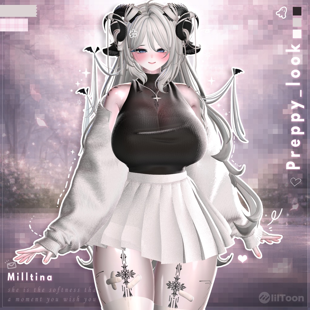 【VRChat向け】Preppy_look【5アバター対応】