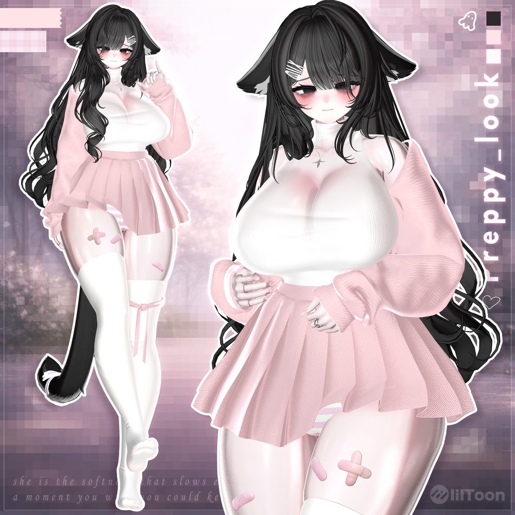 【VRChat向け】Preppy_look【5アバター対応】
