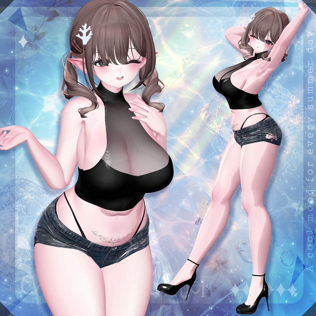 【VRChat向け】Breeze【4アバター対応】