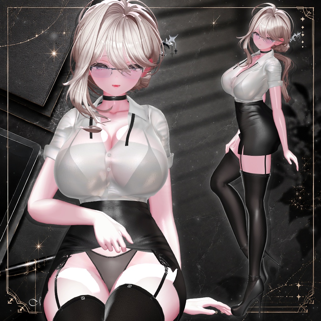【VRChat向け】Midnight_Rain【4アバター対応】
