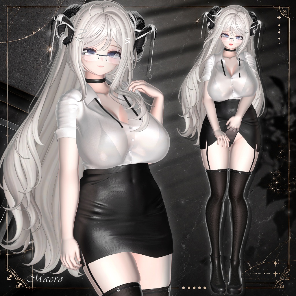【VRChat向け】Midnight_Rain【4アバター対応】