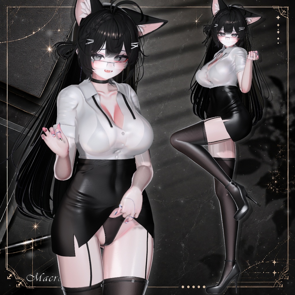 【VRChat向け】Midnight_Rain【4アバター対応】