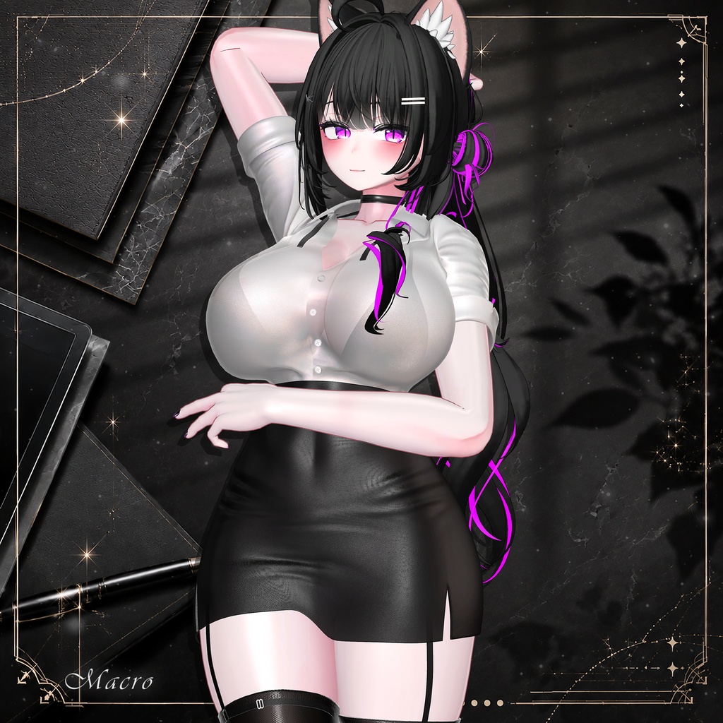 【VRChat向け】Midnight_Rain【4アバター対応】