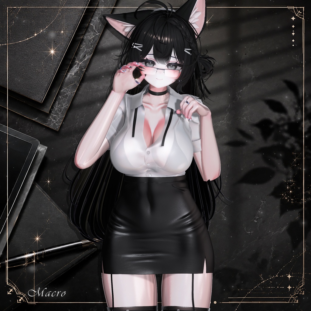 【VRChat向け】Midnight_Rain【4アバター対応】
