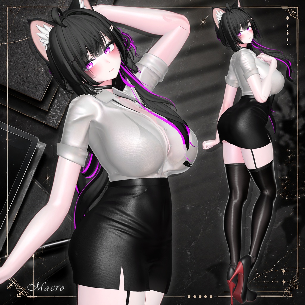 【VRChat向け】Midnight_Rain【4アバター対応】