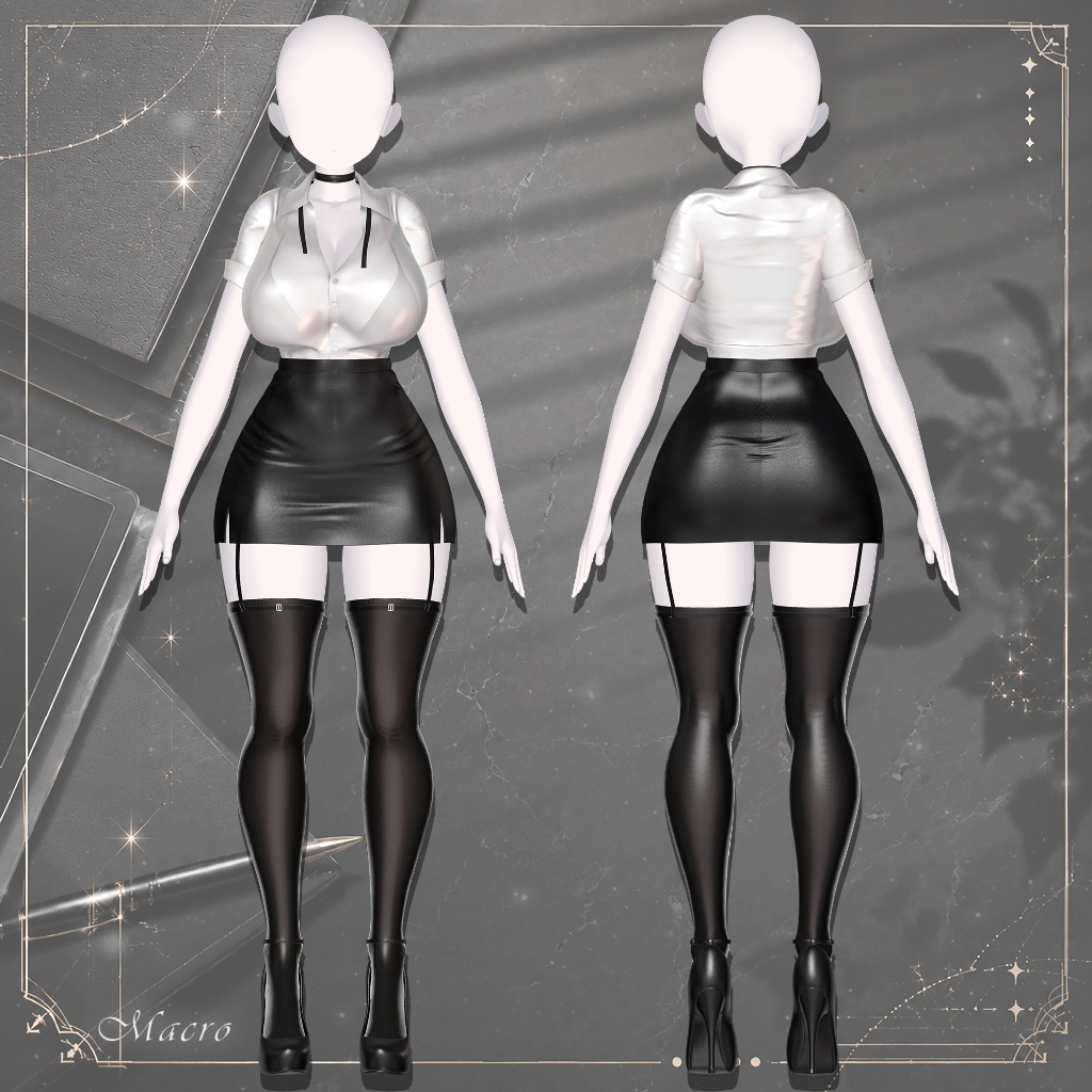 【VRChat向け】Midnight_Rain【4アバター対応】