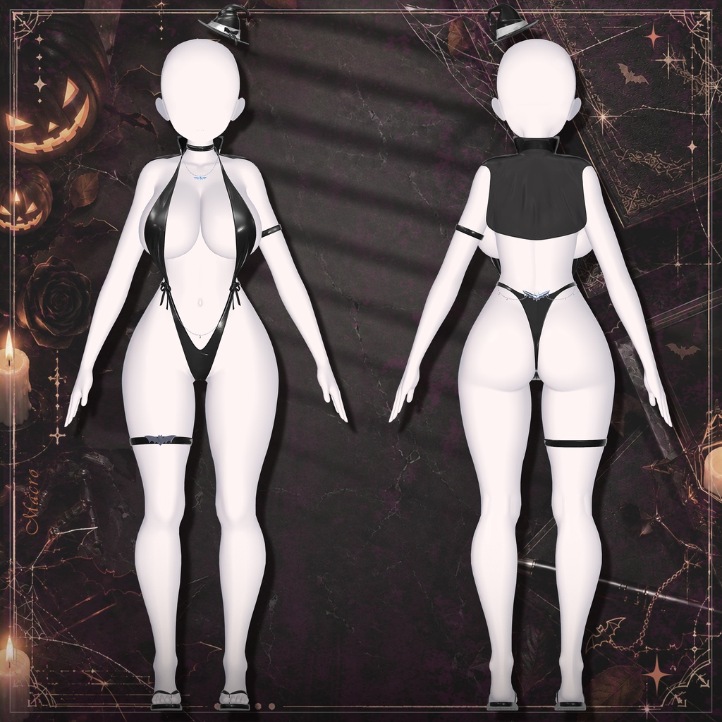 【PB】【VRChat向け】MH_Witch【7アバター対応】