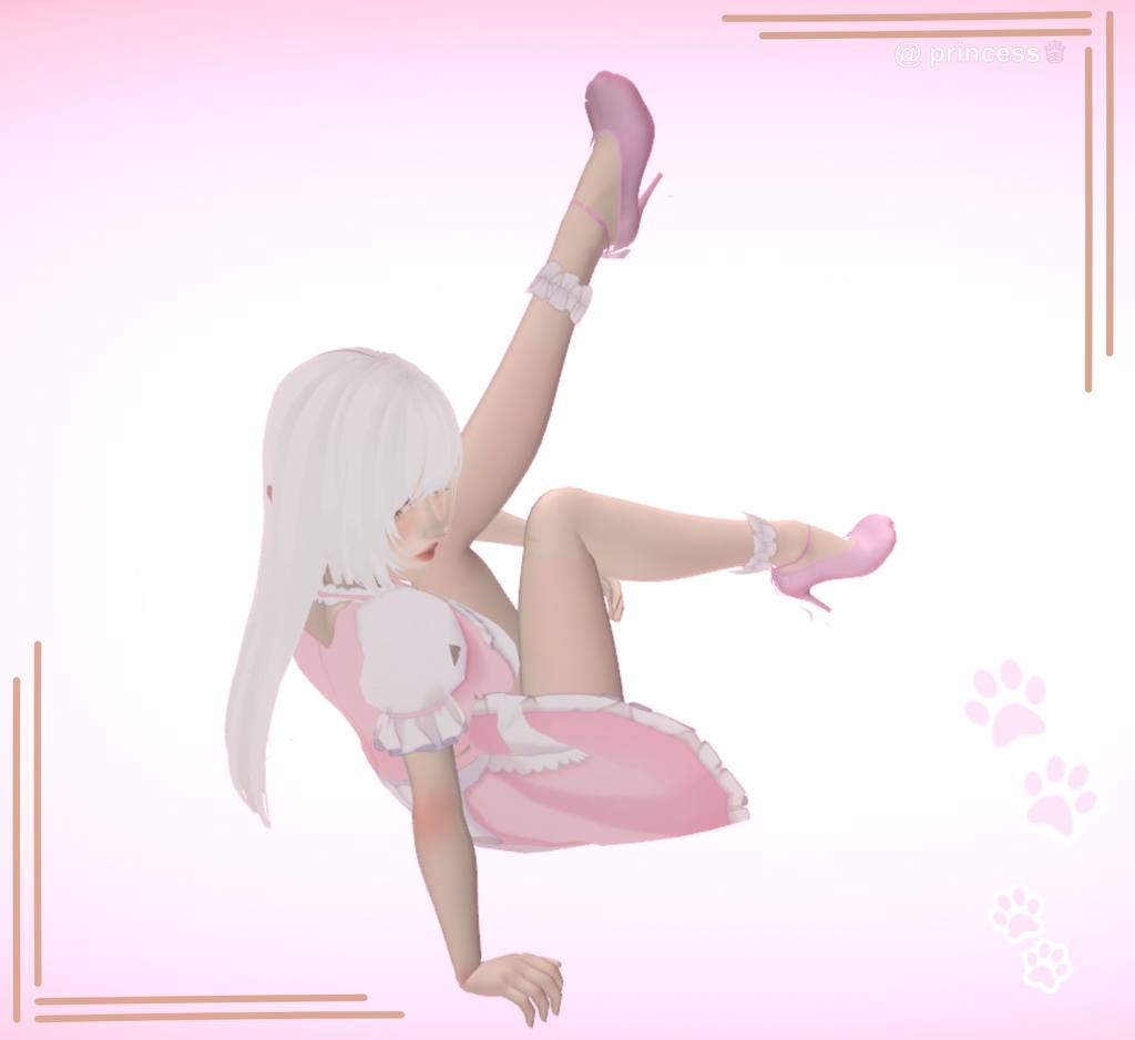 Kitten Paw Heels🐾 【子ねこ肉球ヒール】VrChat