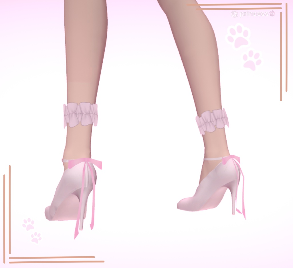Kitten Paw Heels🐾 【子ねこ肉球ヒール】VrChat