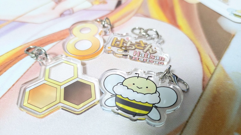 8活🌟アクリルチャーム4種コンプリートセット