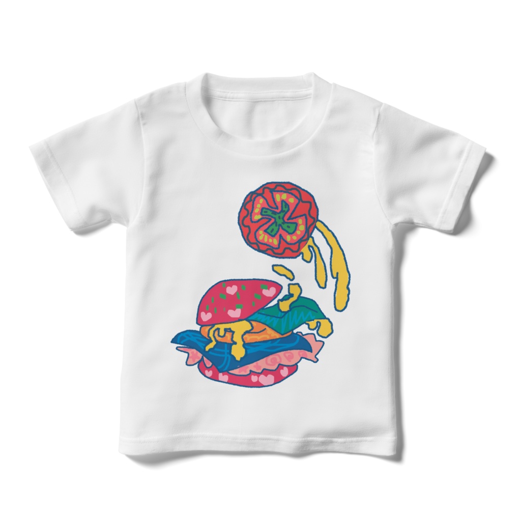 はんばーがーきっずてぃーしゃつ