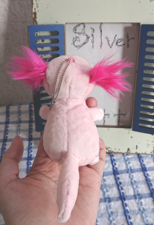 ウーパールーパーぬいぐるみキーホルダー