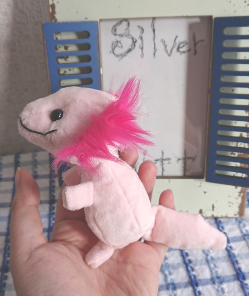 ウーパールーパーぬいぐるみキーホルダー