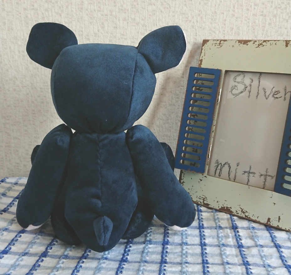 【おうちが決まりました】おひげの生えたテディベア紳士