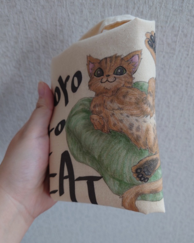 ごろごろびーと!ベンガル猫のエコバッグ!