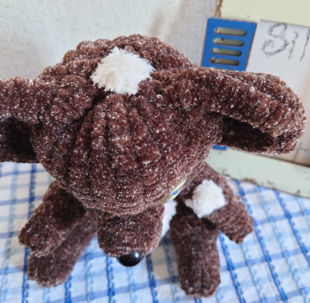 【おうちが決まりました】ダークな世界のあみぐるみクマさん