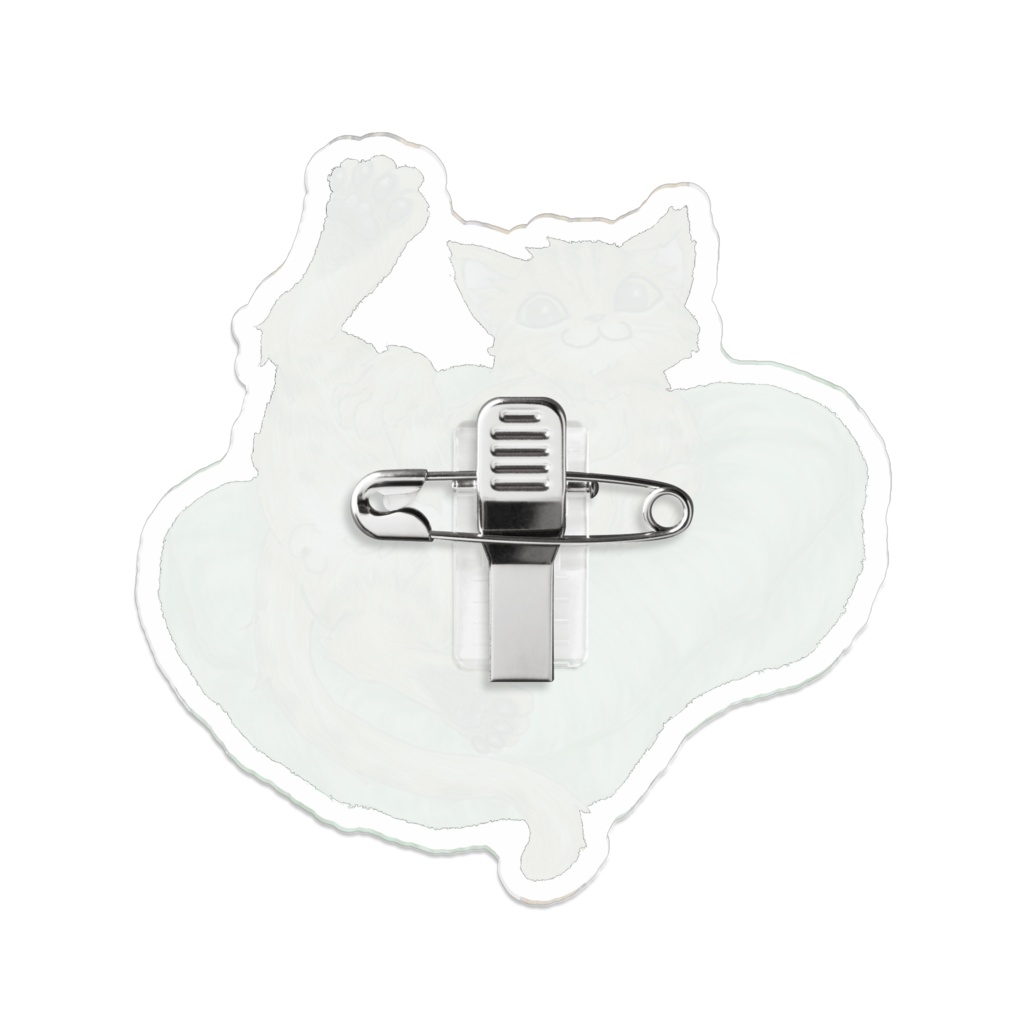 ベンガル猫のアクリルバッジ