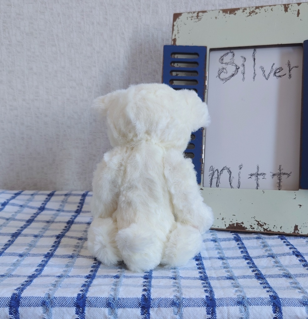 【おうちが決まりました】一点物のうつむきテディベアちゃん