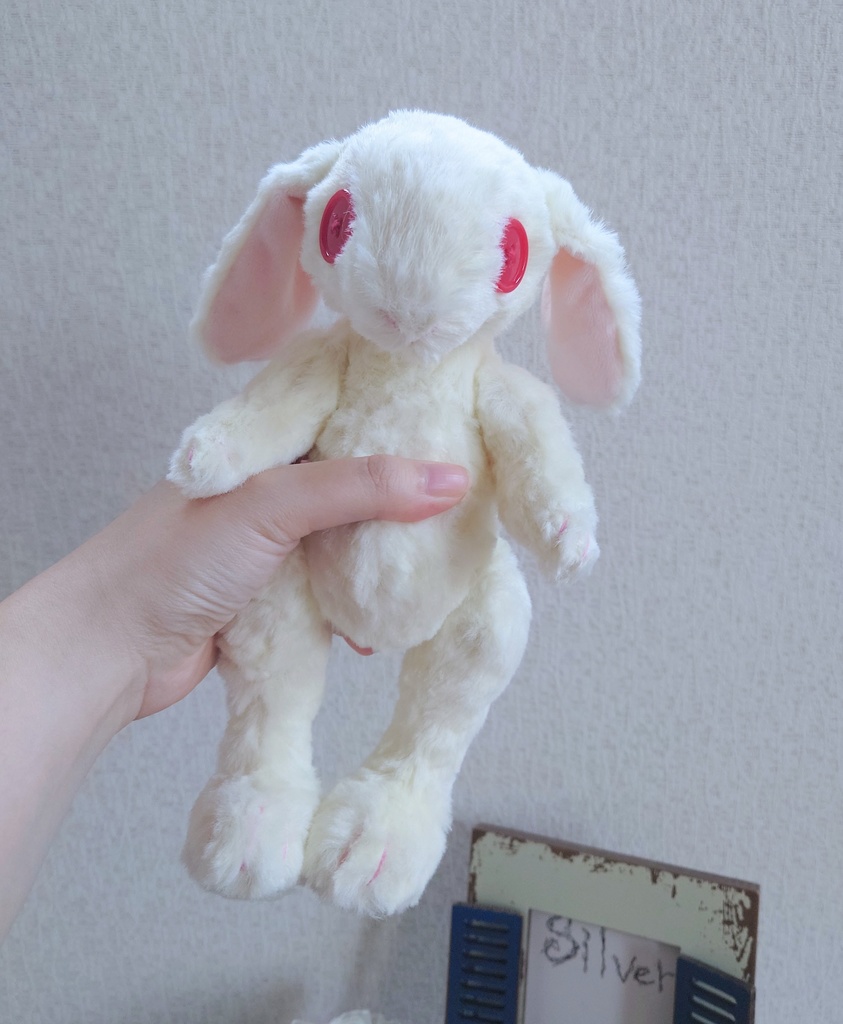 【おうちが決まりました】一点物のテディうさぎ嬢