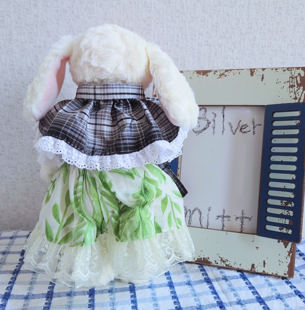 【おうちが決まりました】一点物のテディうさぎ嬢