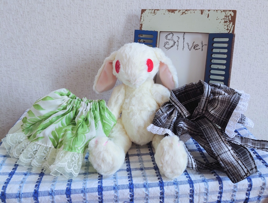 【おうちが決まりました】一点物のテディうさぎ嬢