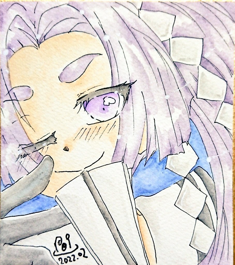 るいせんと　エリシアちゃん　直筆　イラスト　色紙 るいせんと「直筆サイン入り色紙」《秋葉原ドンキCreatorFes第3回》