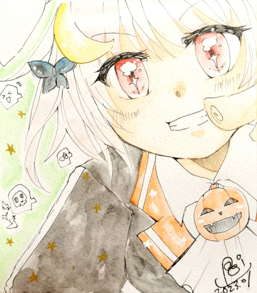 花騎士色紙【ウサギノオ】ハロウィン