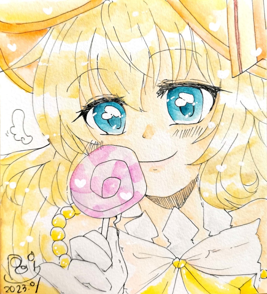 花騎士色紙【コーレア】ハロウィン